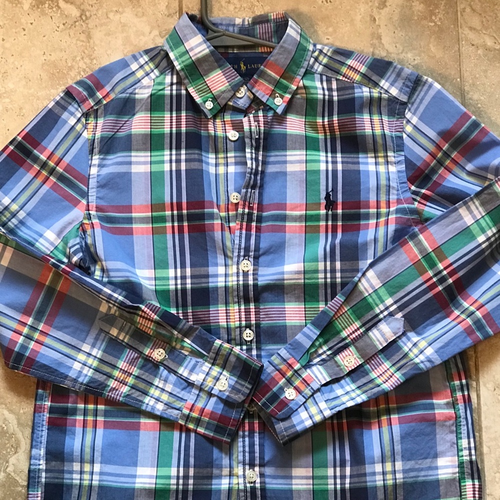 Ralph Lauren plaid long sleeve shirt